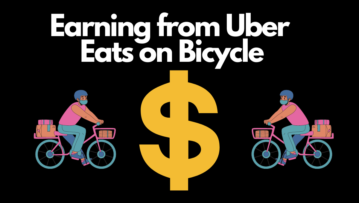 Tram Inappropriate Wow How Much Money Can You Make With Uber Eats Delivery On a Bicycle?