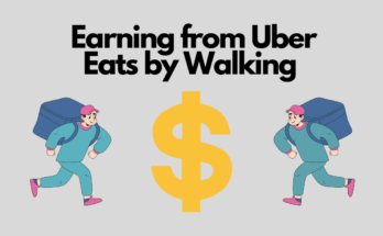 Earning from Uber Eats by Walking