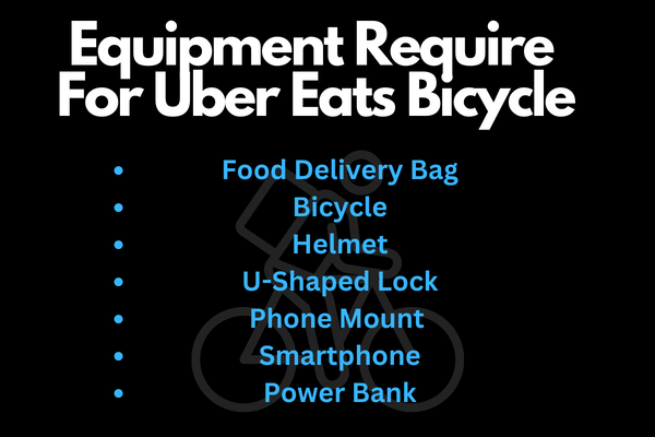 Equipment Require For Doing Uber Eats Bicycle in Canada